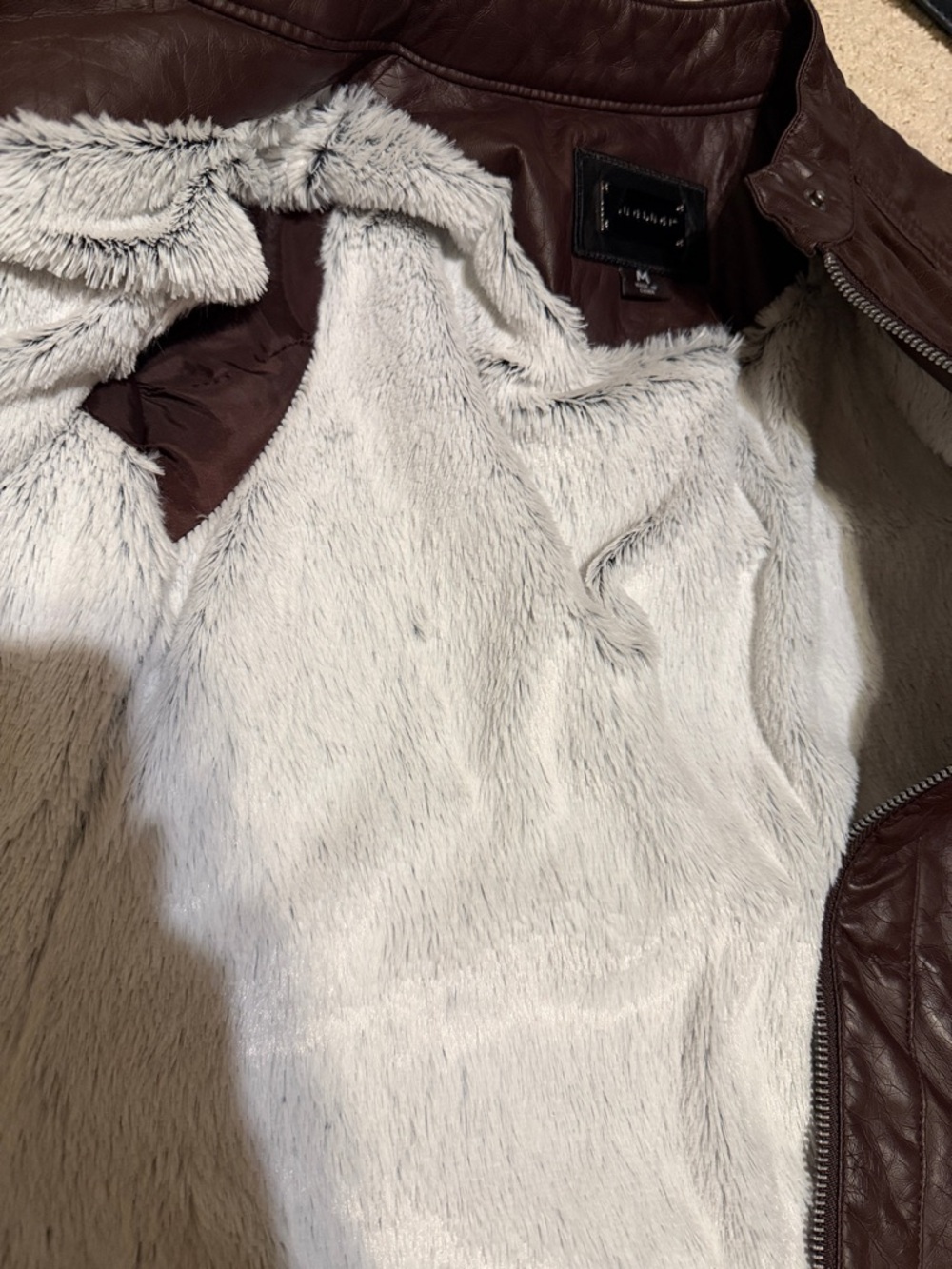 Jou Jou Women's Faux Leather Jacket - Picture 5 of 5